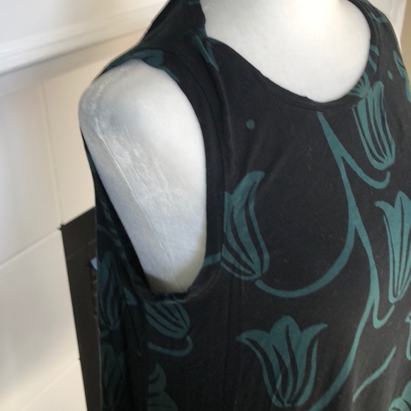 🌺Loft green & black knit dress🌺 - Picture 4 of 6